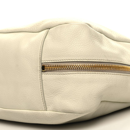 Prada Vitello Daino Side Zip Pocket Hobo Talco 9 of 13