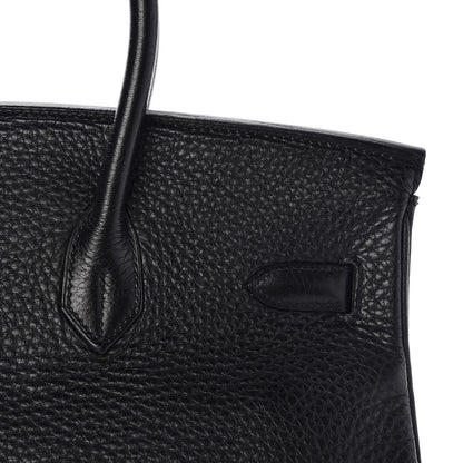 Hermes Taurillon Clemence Birkin 35 Black 28 of 33