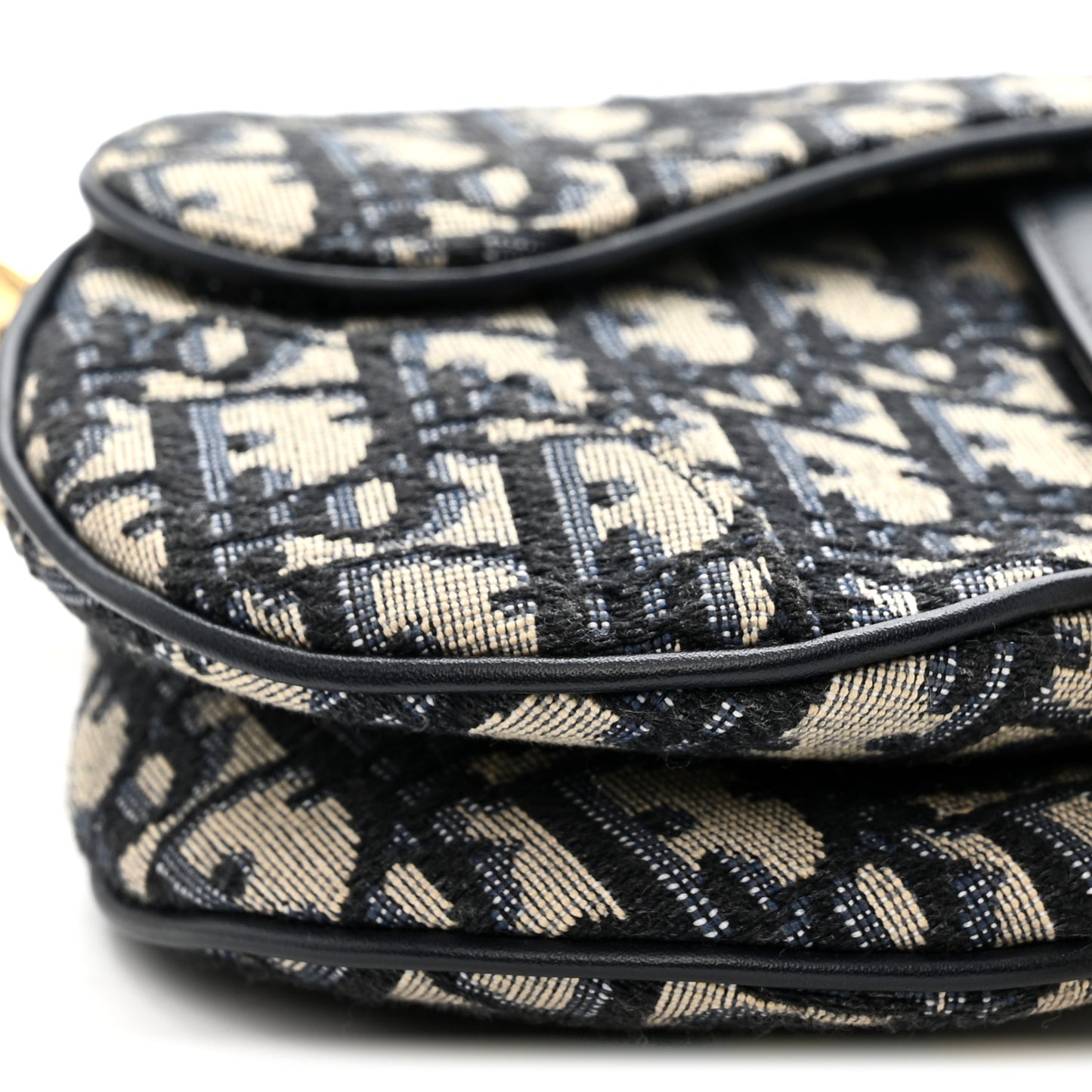Oblique Mini Saddle Bag Blue