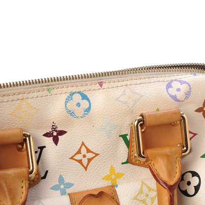 Louis Vuitton Monogram Multicolor Speedy 30 White 7 of 10