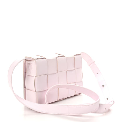 Bottega Veneta Lambskin Maxi Intrecciato Cassette Crossbody Bag Bliss Washed 3 of 9