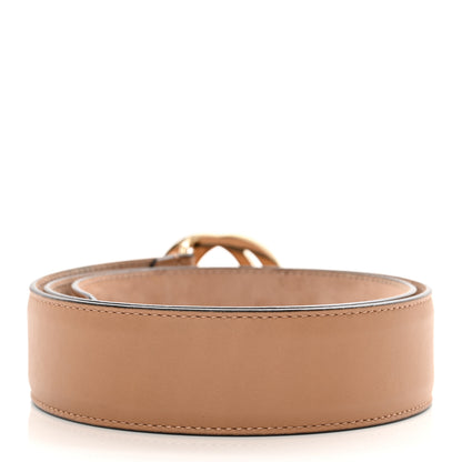 Gucci Calfskin Interlocking G 37mm Belt 80 32 Camelia 2 of 8