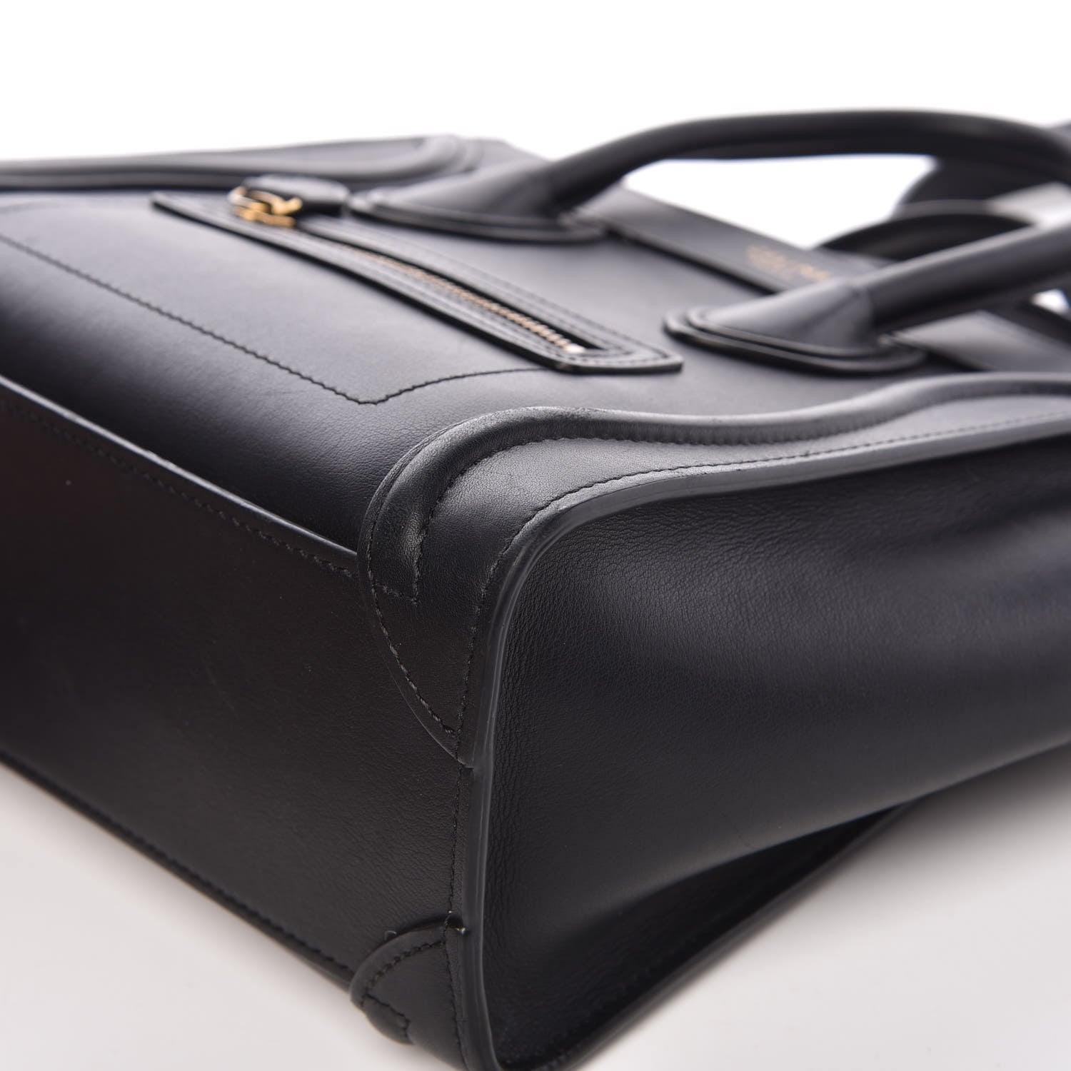 Celine Smooth Calfskin Nano Luggage Black 11 of 14