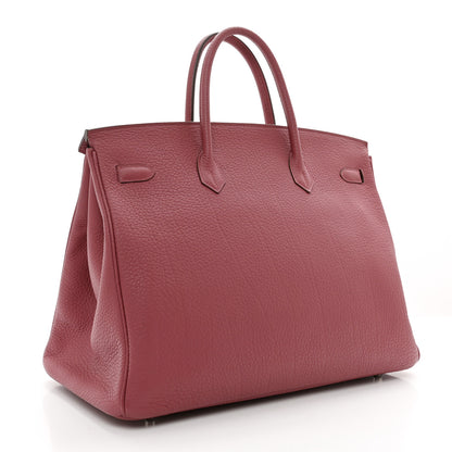Hermes Taurillon Clemence BIRKIN 40 Bois de Rose 3 of 12