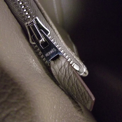 Hermes Taurillon Clemence Jypsiere Gypsy 35 Etoupe 8 of 11