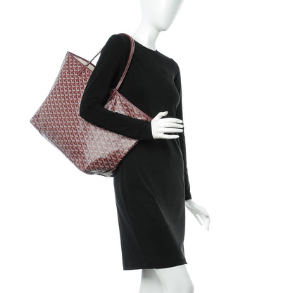 Goyard Goyardine Saint Louis GM Burgundy 2 of 9