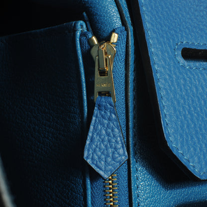 Hermes Togo Birkin 35 Bleu de Galice 8 of 9