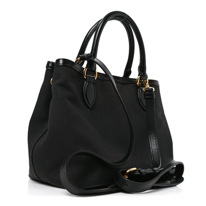 Prada Jacquard Logo Tote Black 2 of 8