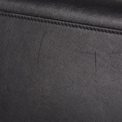 Celine Smooth Calfskin Suede Medium Bi-Color Trapeze Black 15 of 21