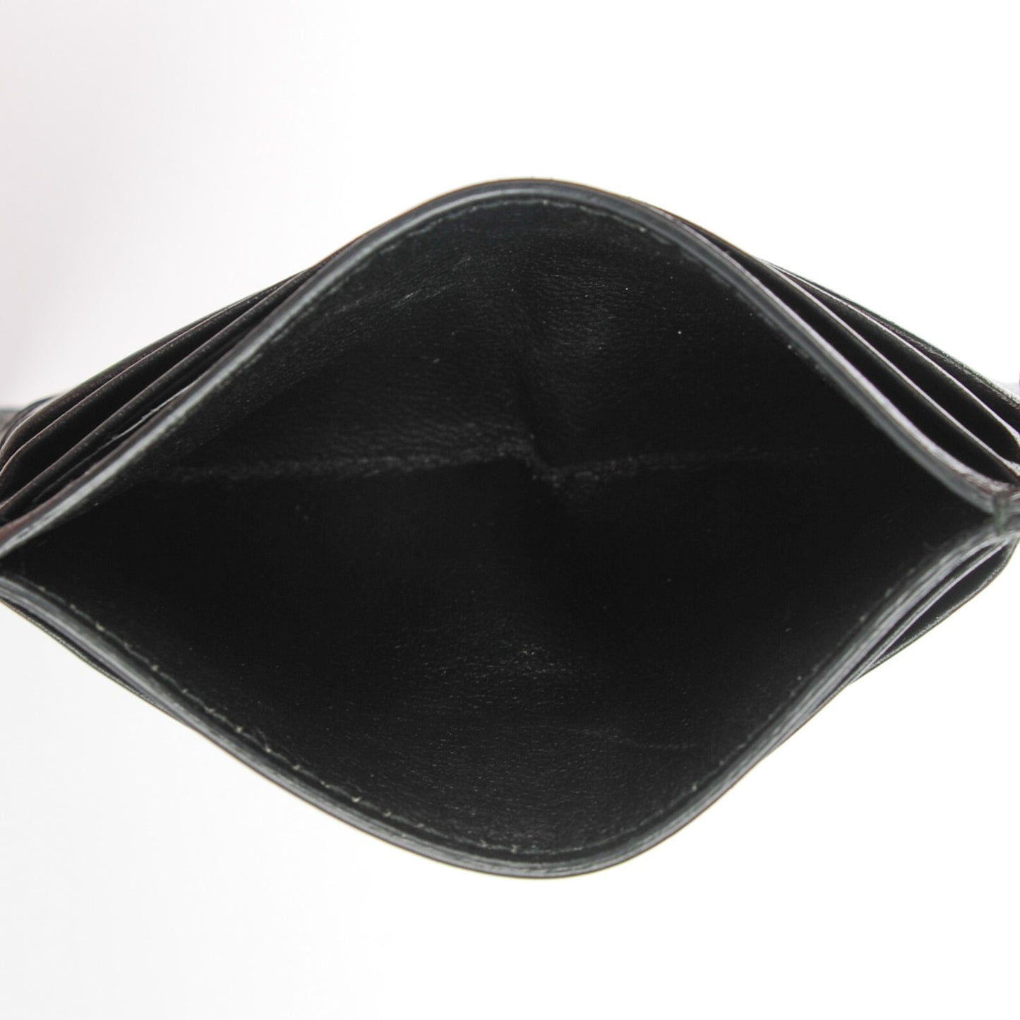 Nappa Intrecciato VN Card Case Nero Black
