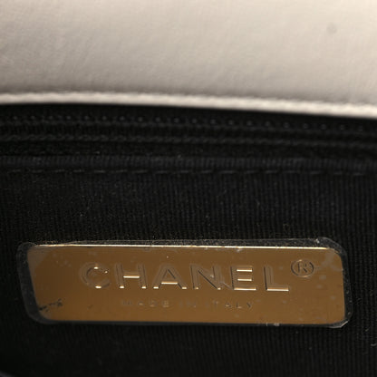 Chanel Lambskin Quilted Medium Chanel 19 Flap White 6 of 11