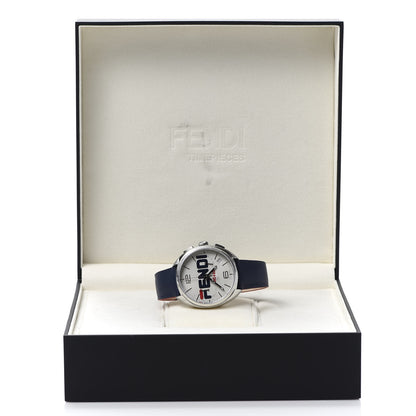 Fendi X FILA Stainless Steel Calfskin 40mm Momento Mania Quartz Watch 8 of 8
