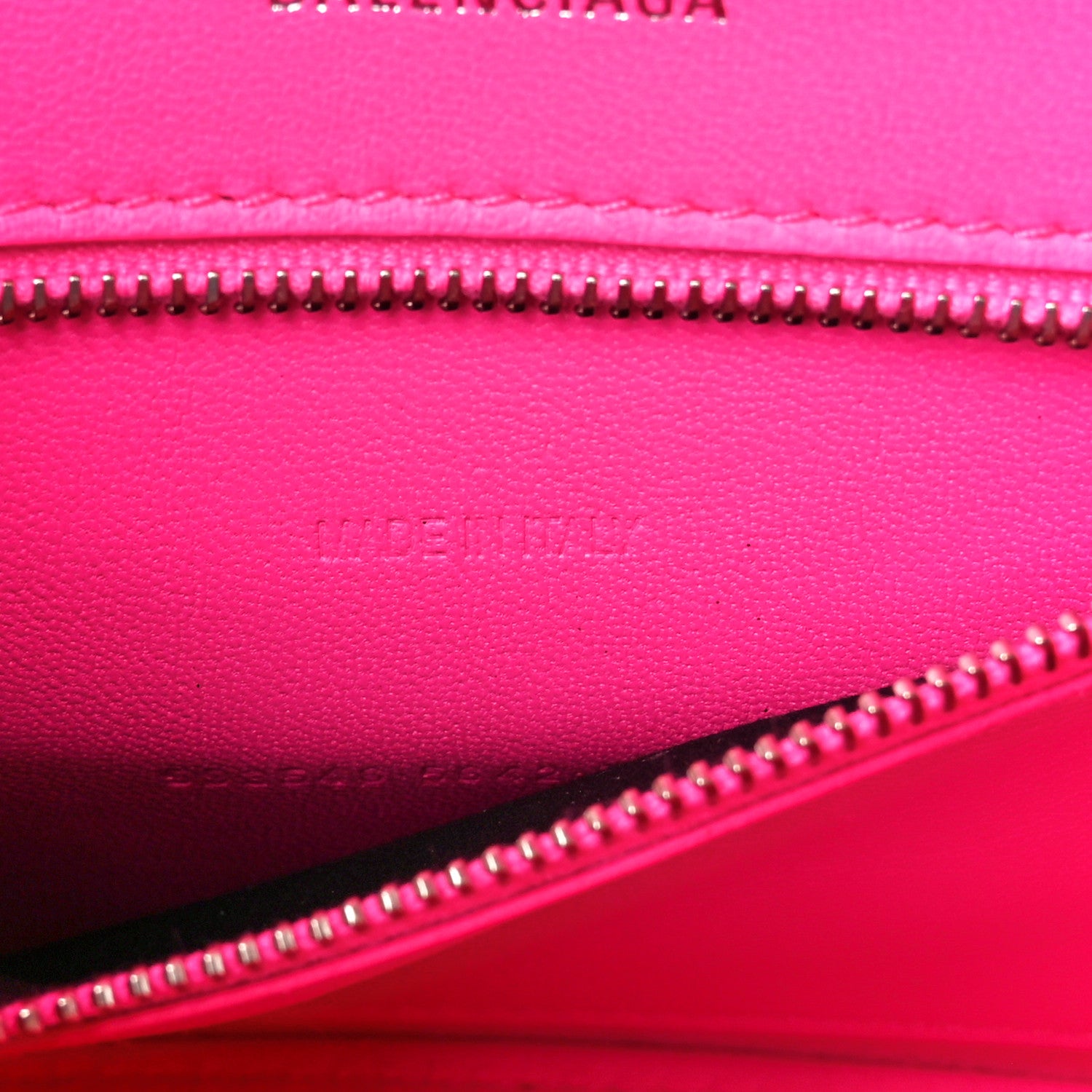 Balenciaga Shiny Box Calfskin Small Hourglass Top Handle Bag Hot Pink 7 of 10