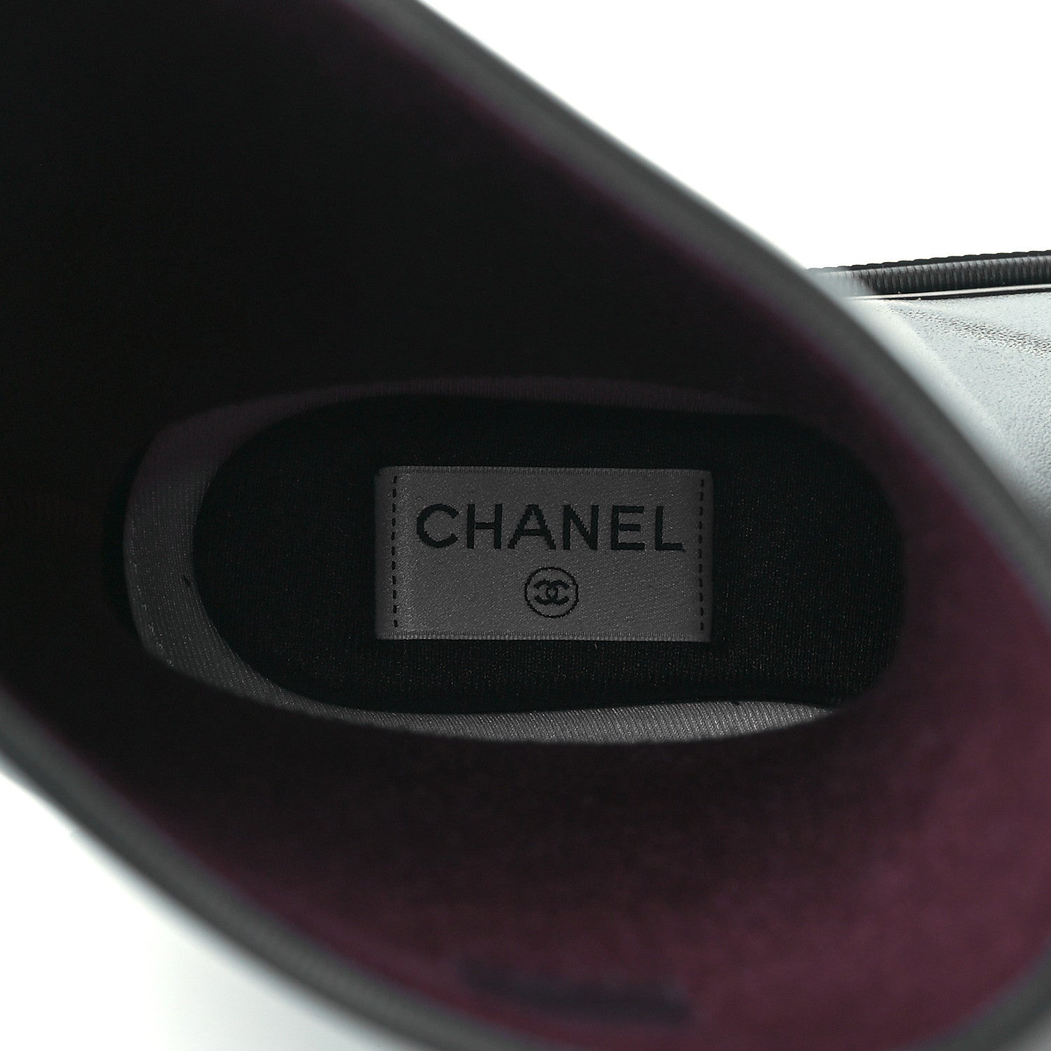 Chanel Caoutchouk CC High Boots 37 Black 7 of 8
