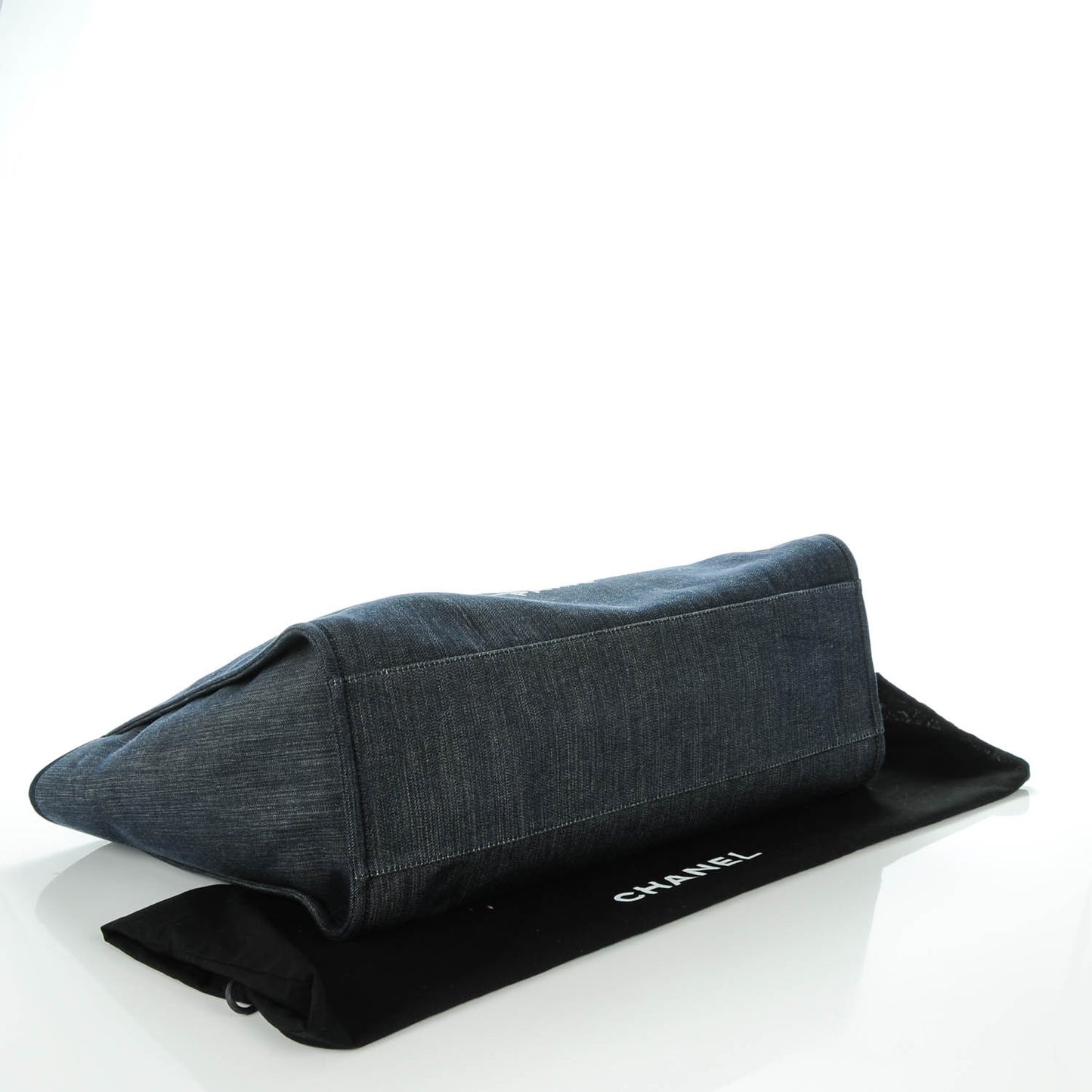 Denim Large Deauville Tote Dark Blue