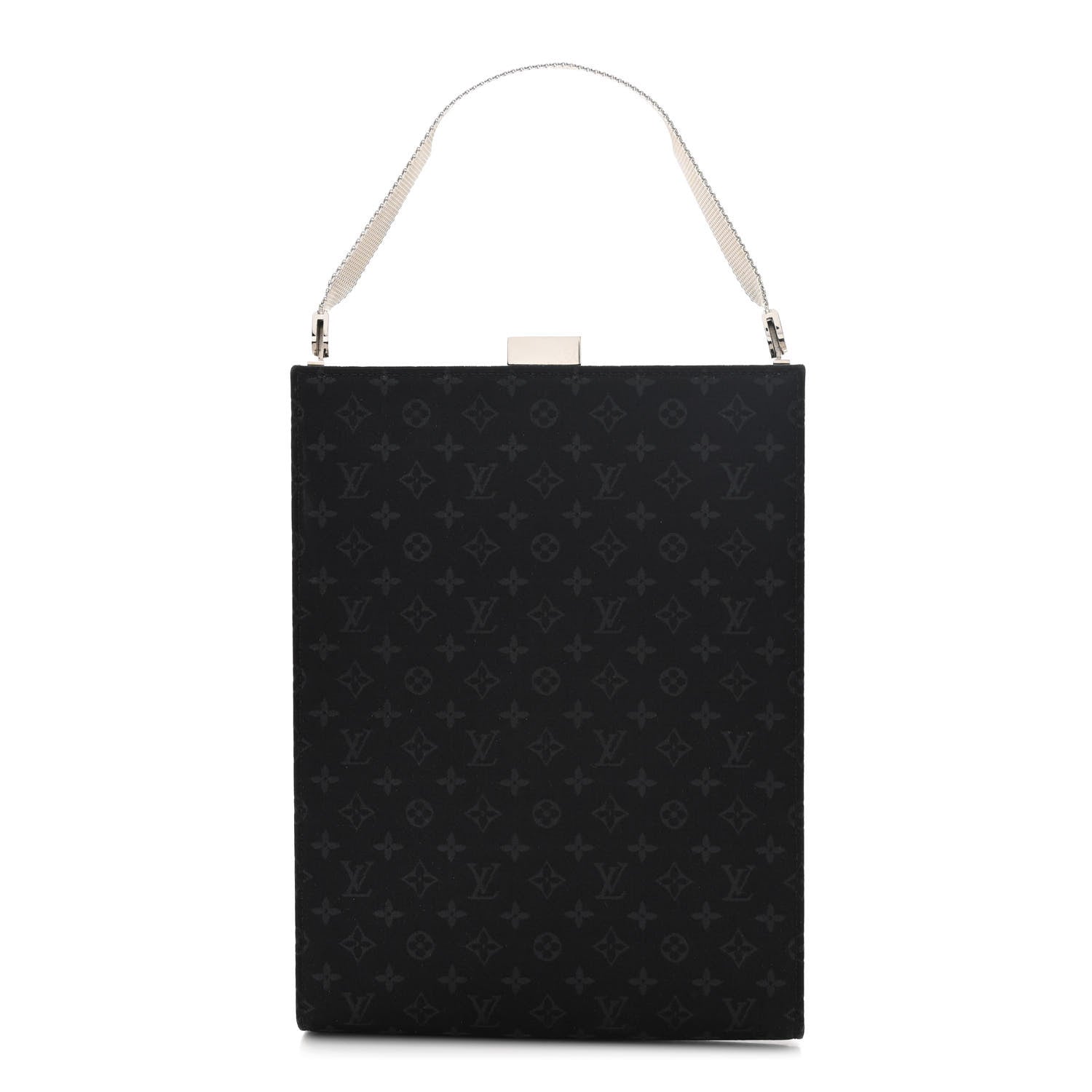 Louis Vuitton Satin Monogram Ange GM Black 1 of 10