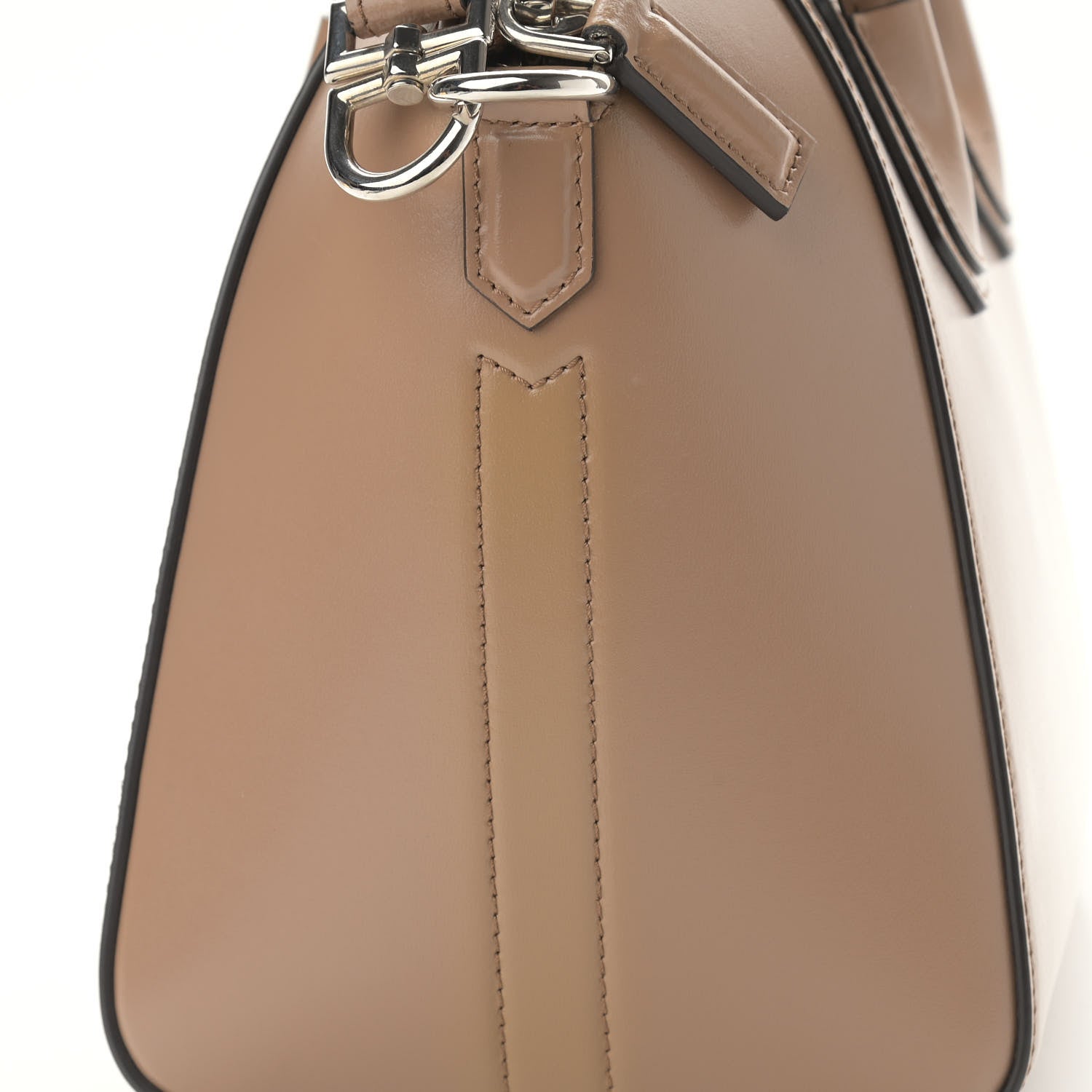 Givenchy Shiny Lord Calfskin Small Antigona Dark Beige 12 of 15