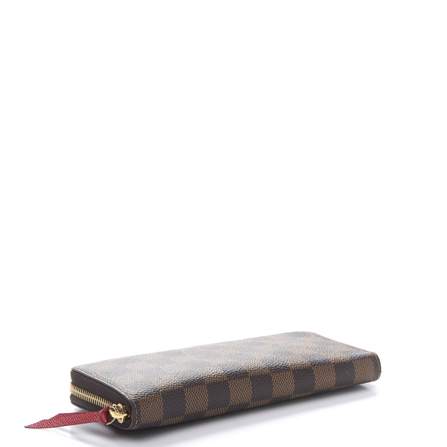 Damier Ebene Clemence Wallet Cherry