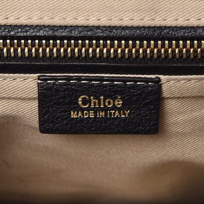 Chloe Suede Calfskin Small Faye Backpack Black 6 of 13