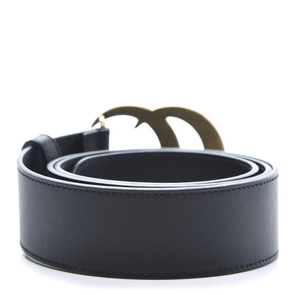 Gucci Calfskin Double G 40mm Belt 85 34 Black 2 of 6