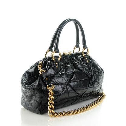 Marc Jacobs Calfskin Patchwork Stam Black 3 of 8