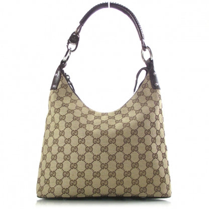 Gucci Monogram Hobo Ebony 1 of 12