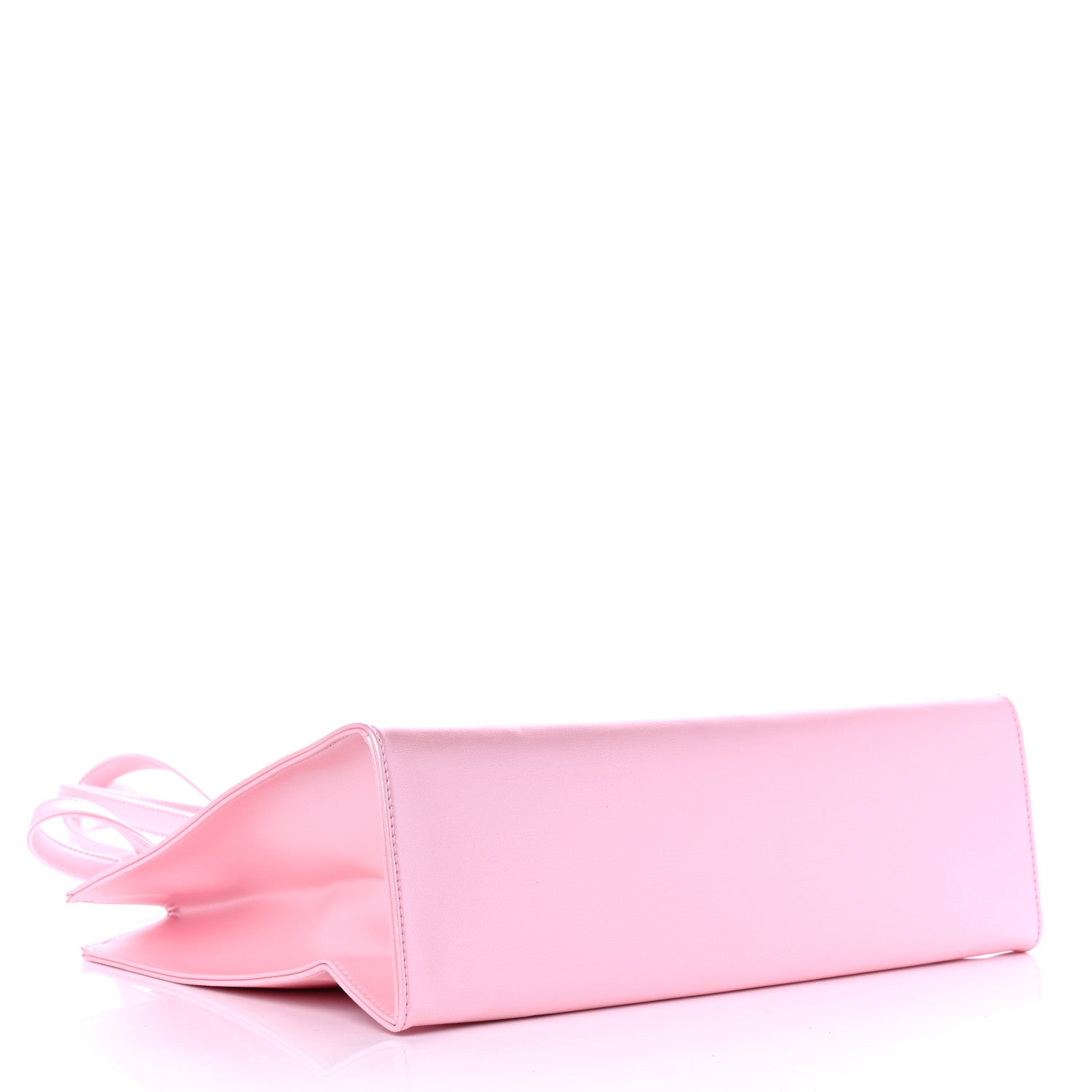 Telfar Metallic Vegan Leather Medium Shopping Bag Ballerina 4 of 10