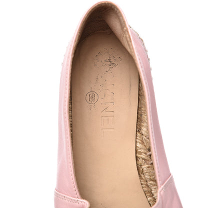 Chanel Lambskin CC Espadrilles 39 Light Pink 6 of 11