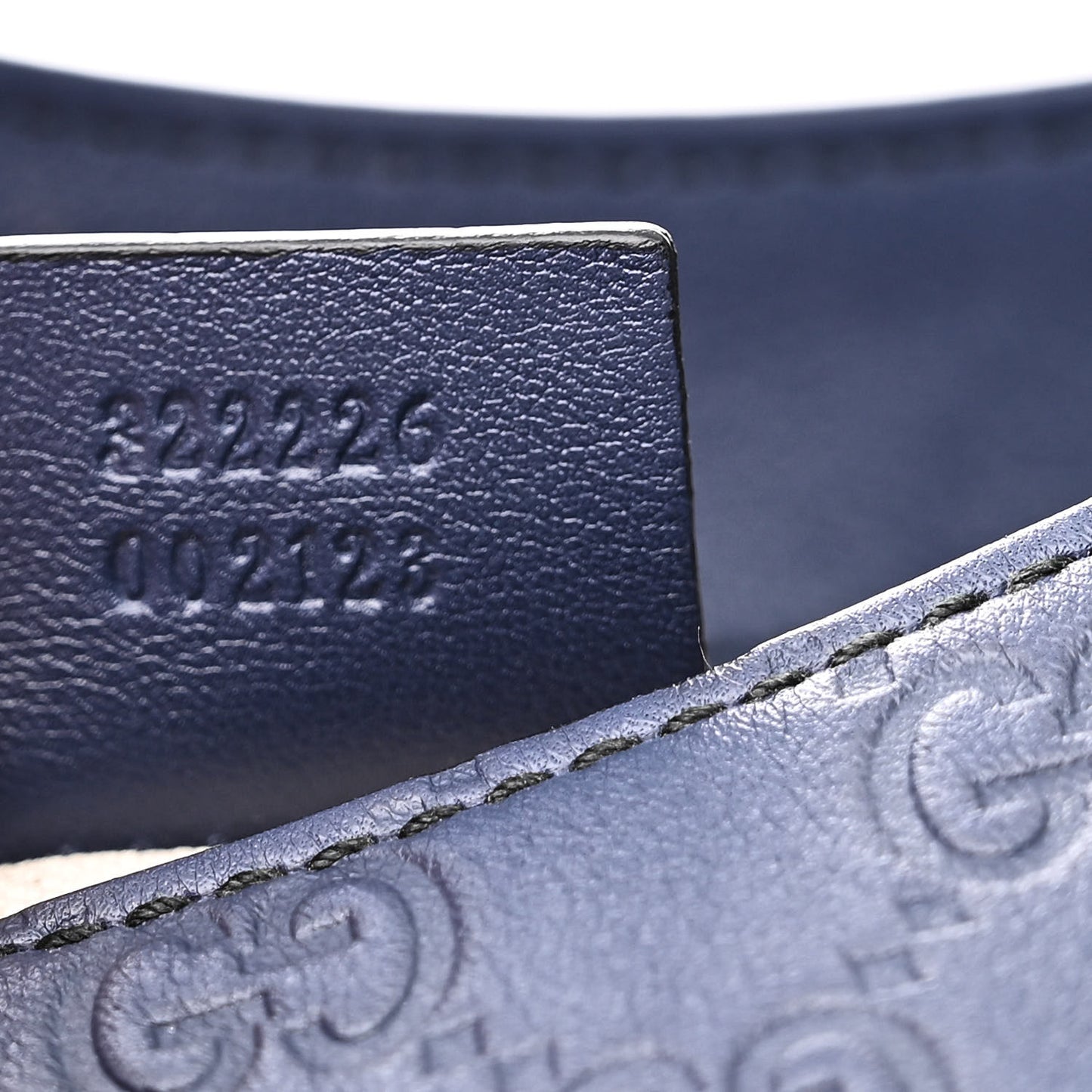 Guccissima Medium Emily Hobo Blue