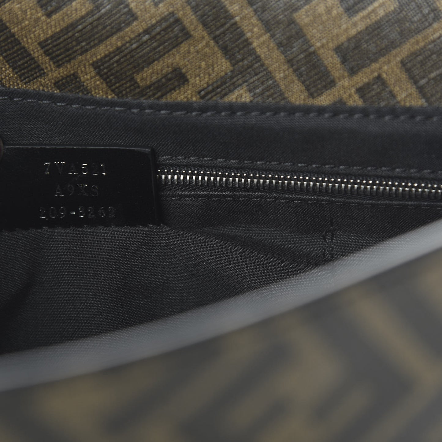 Glazed Fabric Vitello Liberty FF 1974 Diagonal New Messenger Flap Tobacco Moresco Black
