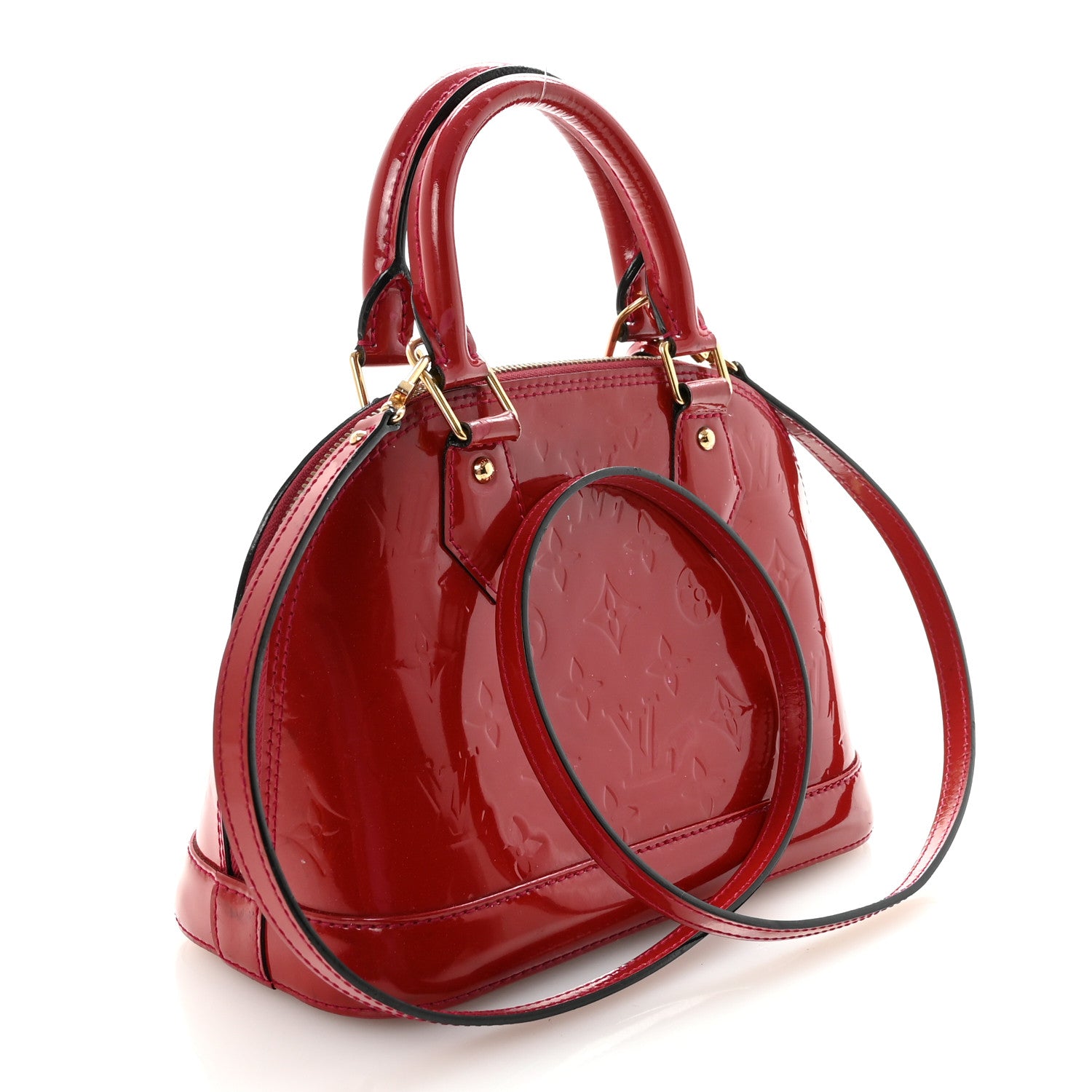 Louis Vuitton Vernis Alma BB Rose Indien 3 of 9