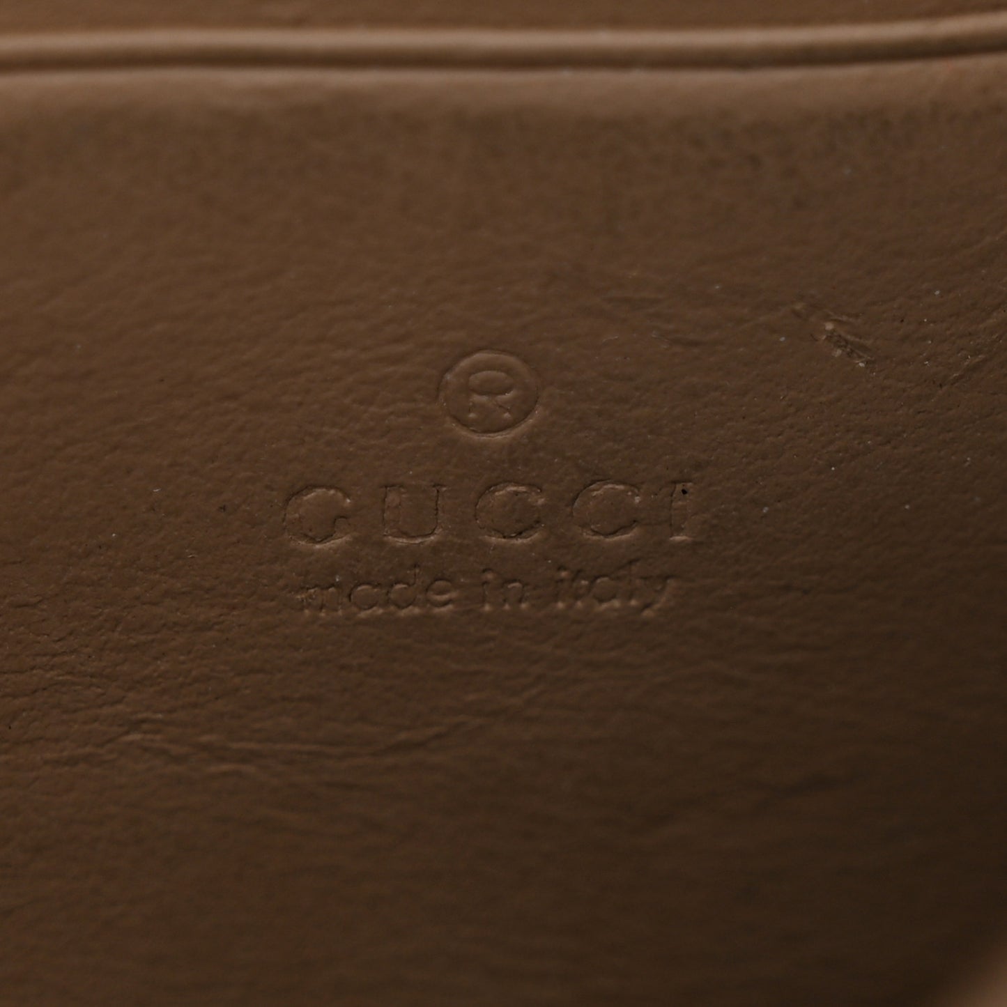 GG Supreme Monogram Mini Dionysus Chain Wallet Beige Taupe