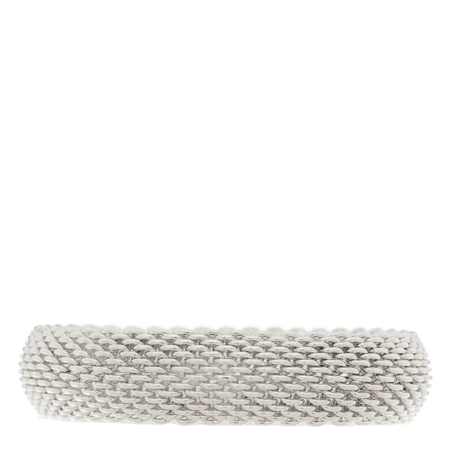 Tiffany Sterling Silver Somerset Mesh Bracelet 1 of 3