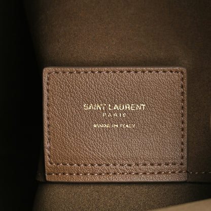 Saint Laurent Calfskin Large Shopping Tote Dark Beige 6 of 10