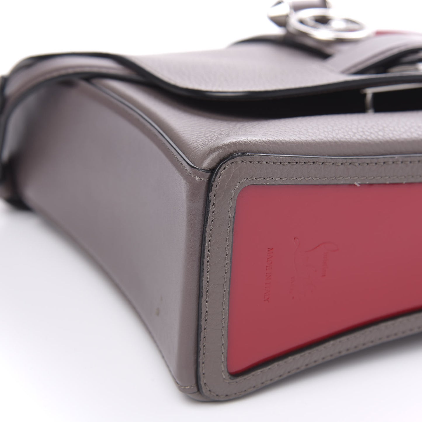 Pebbled Calfskin Medium Rubylou Shoulder Bag Storm