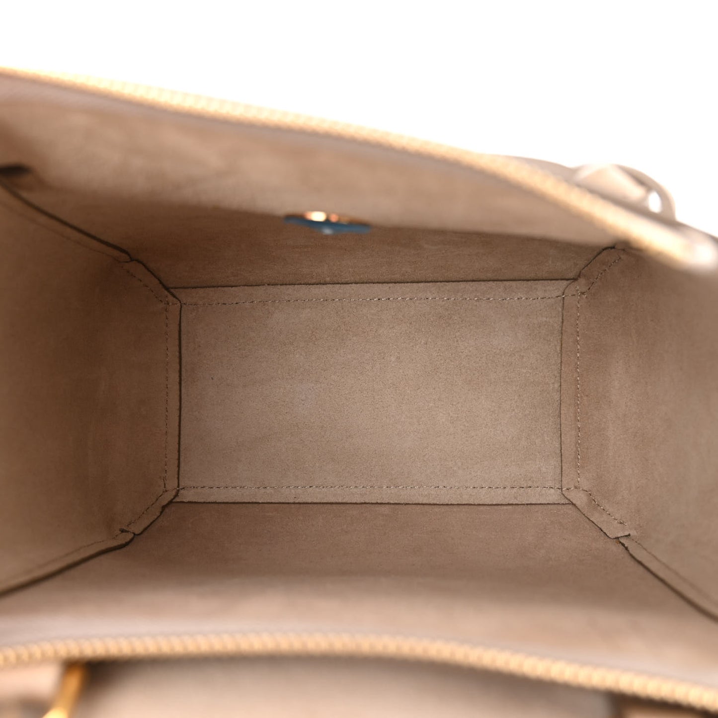 Grained Calfskin Nano Belt Bag Light Taupe