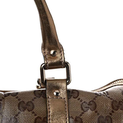 Gucci Crystal Monogram Medium Joy Boston Bronze 17 of 25