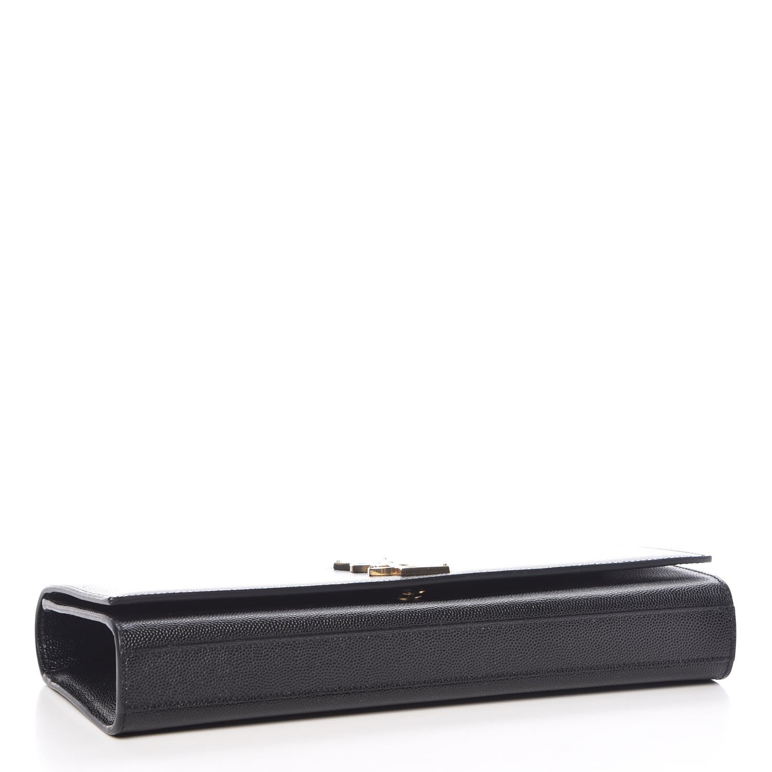 Saint Laurent Grain De Poudre Monogram Cassandre Clutch Black 4 of 9