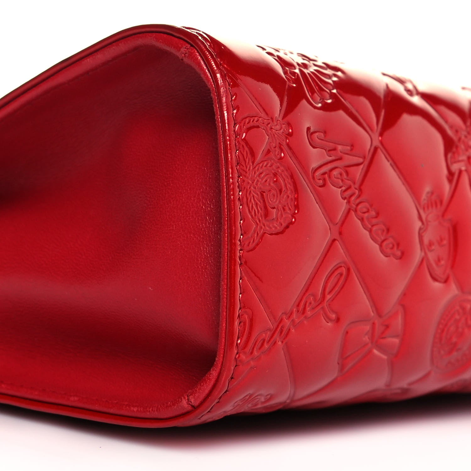 Chanel Patent Calfskin Lucky Symbols Pochette Red 8 of 12