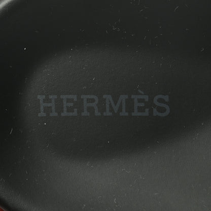 Hermes Calfskin Womens Chypre Sandals 40 Black 7 of 8