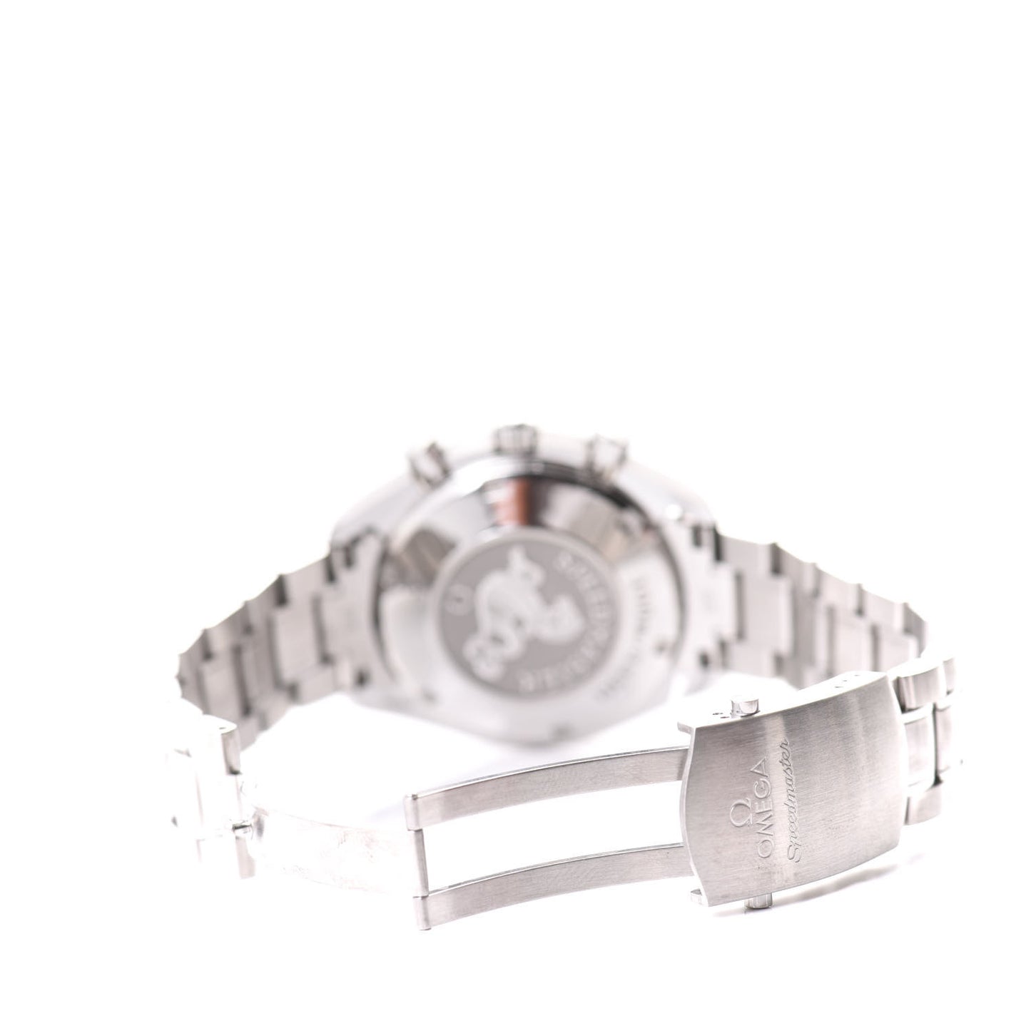 Stainless Steel 40mm Speedmaster Chronograph Automatic Watch Black 3220.50.00