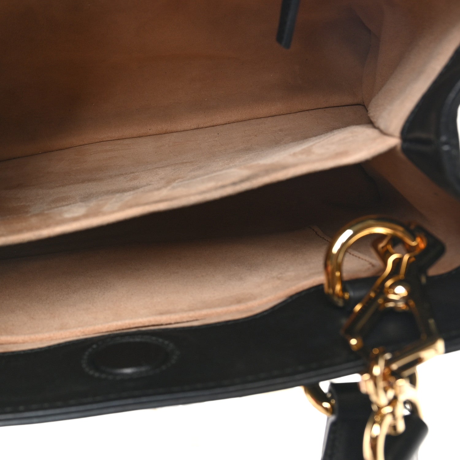 Gucci Calfskin Medium Sylvie Top Handle Tote Black 5 of 10