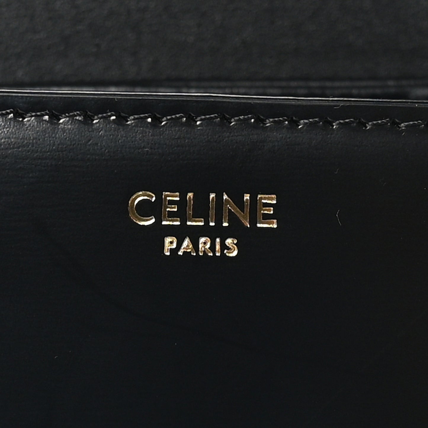 Shiny Calfskin Teen Triomphe Black