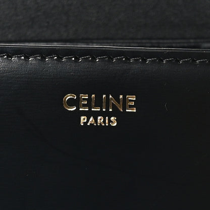Celine Shiny Calfskin Teen Triomphe Black 6 of 9