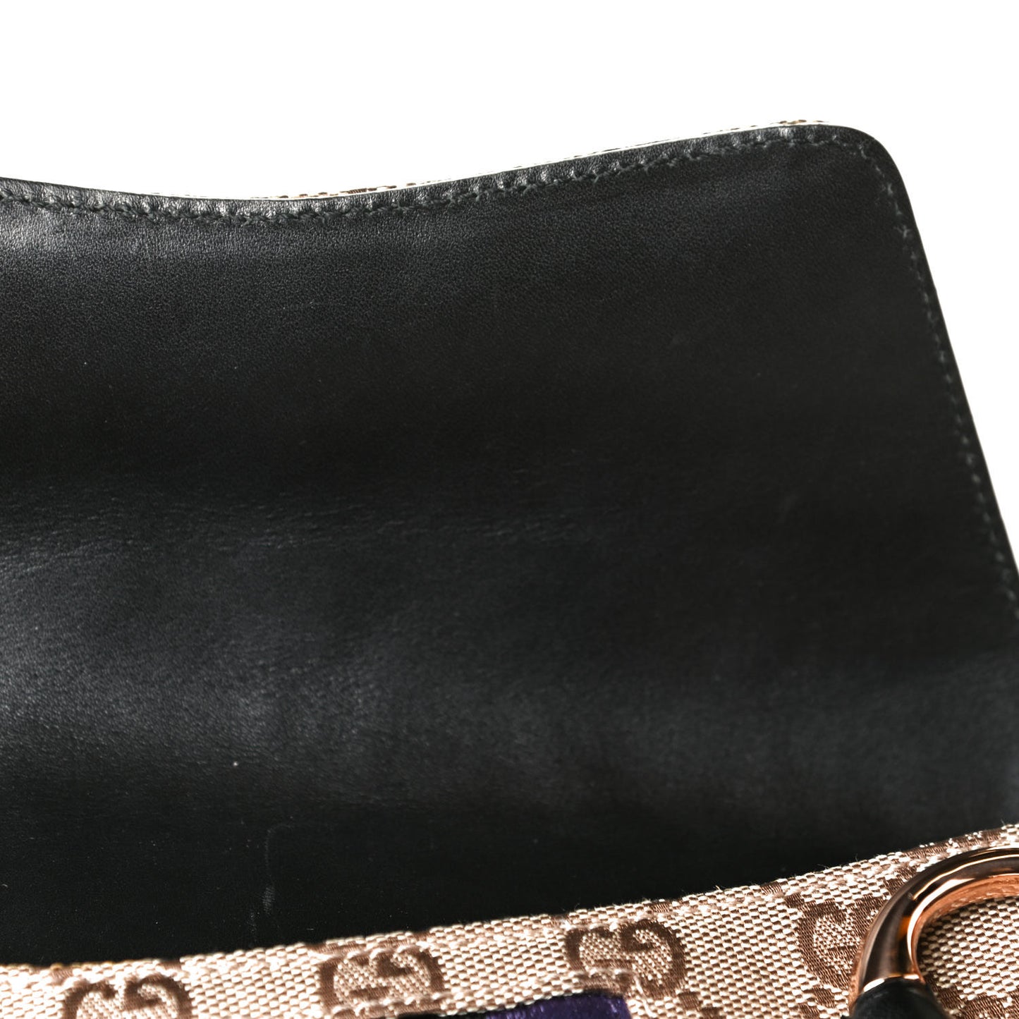 Tom Ford Monogram Horsebit Web Clutch Purple