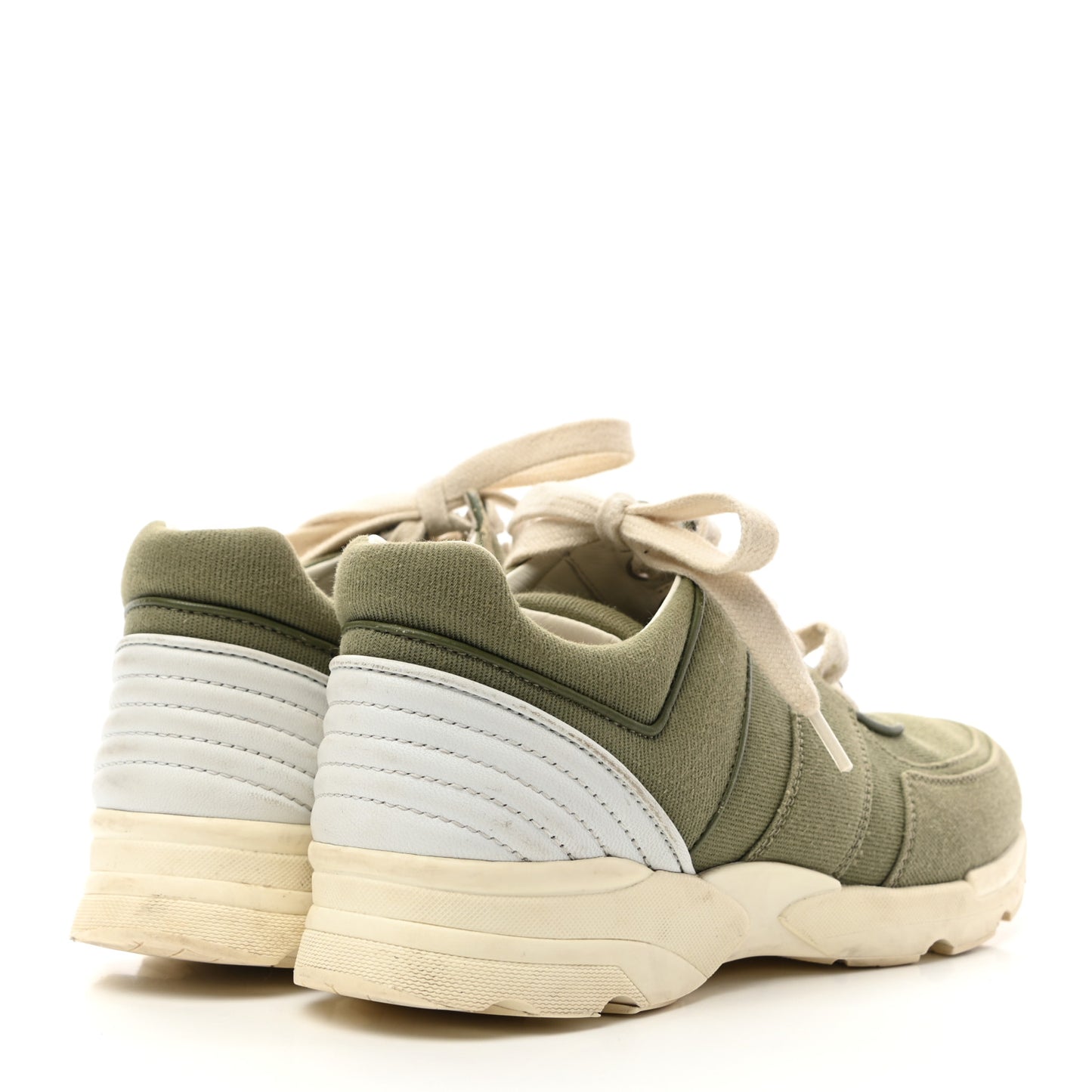 Canvas Womens Sneakers 37.5 Khaki