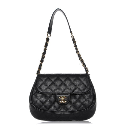Chanel Caviar Quilted Flap Shoulder Bag Black 1 of 8