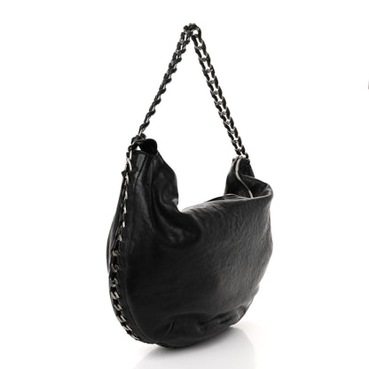 Chanel Calfskin Modern Chain Hobo Black 3 of 11