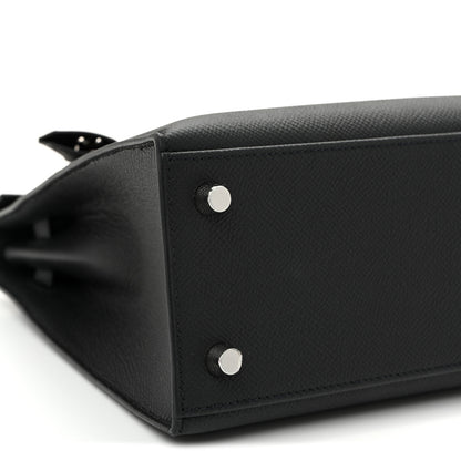 Hermes Epsom Kelly Sellier 25 Black 9 of 11