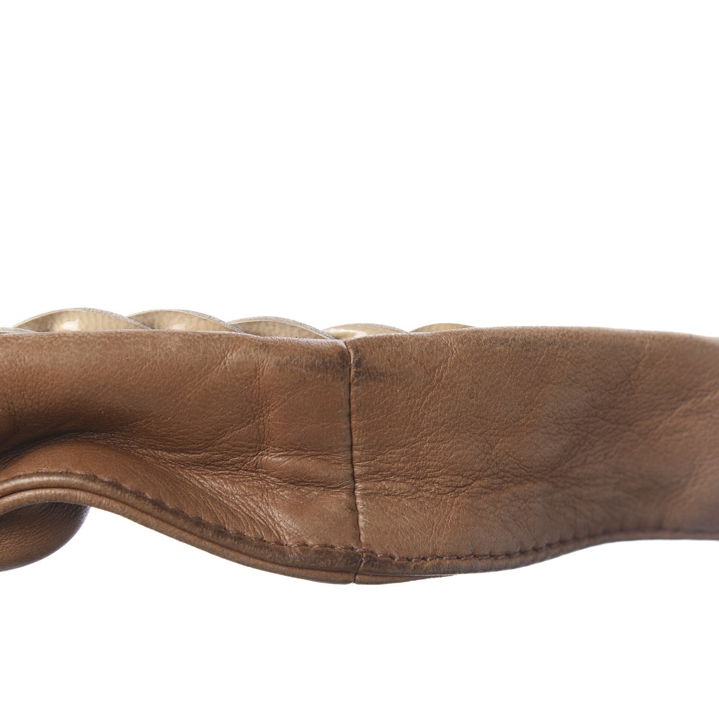 Nappa Intrecciato Medium Veneta Hobo Walnut